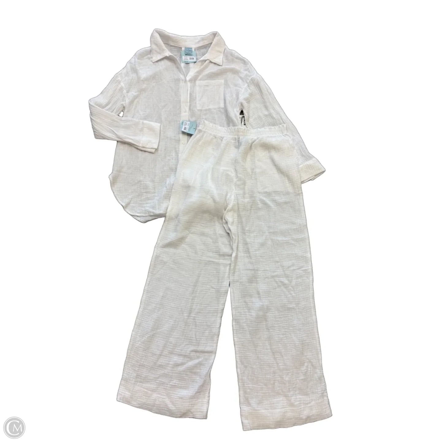 Pants Set 2pc By Shade & Shore In White, Size: S