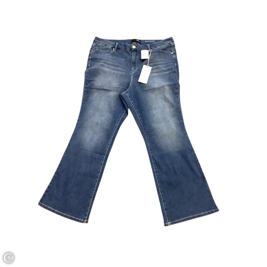 Jeans Boot Cut By 1822 Denim In Blue Denim, Size: 22