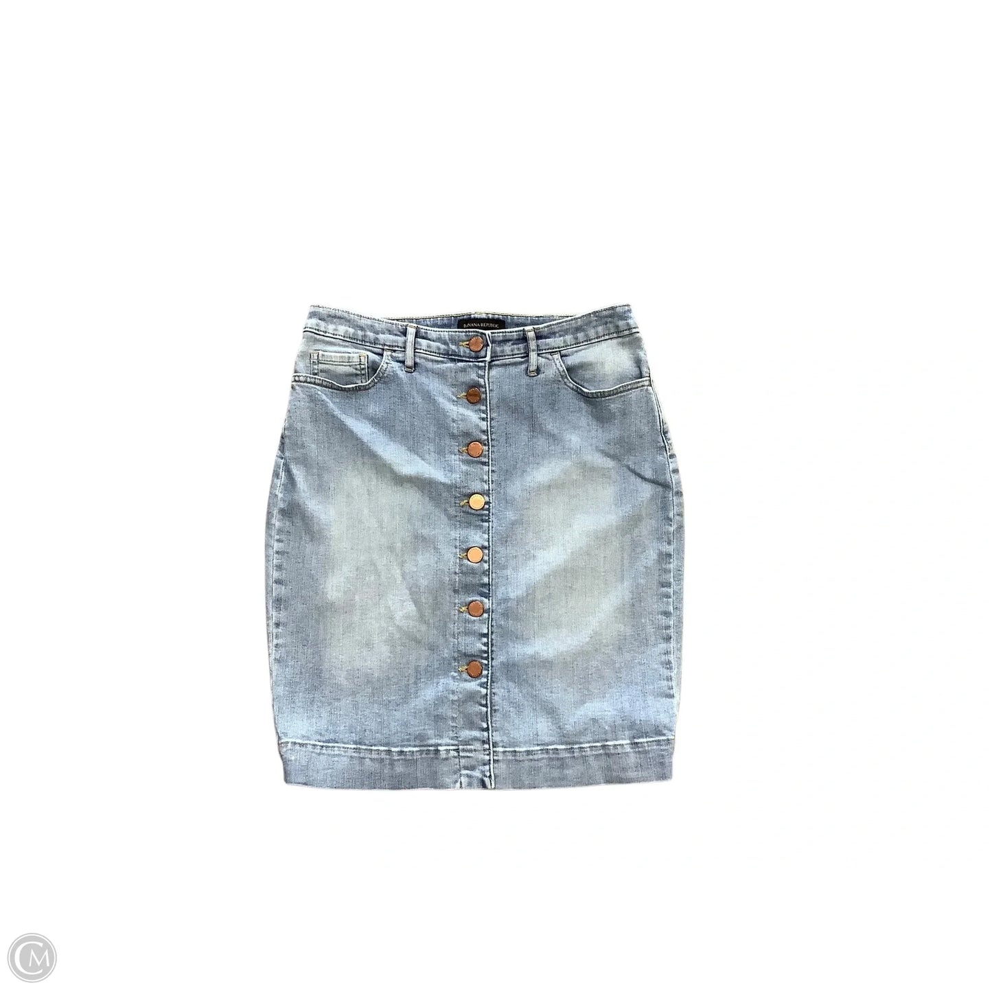 Skirt Mini & Short By Banana Republic In Blue Denim, Size: 4p