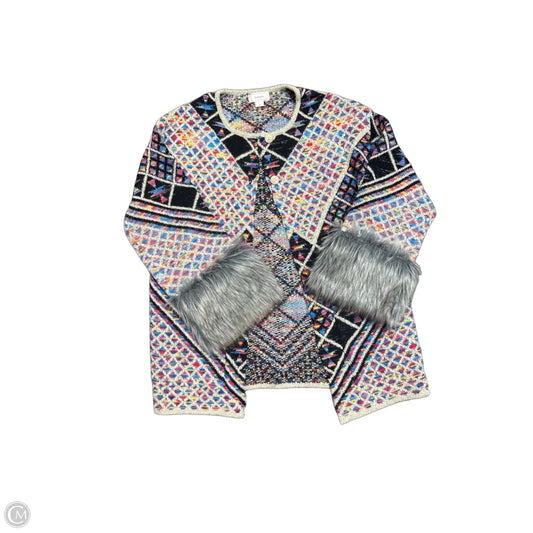 Cardigan By Clothes Mentor In Multi-colored, Size: M