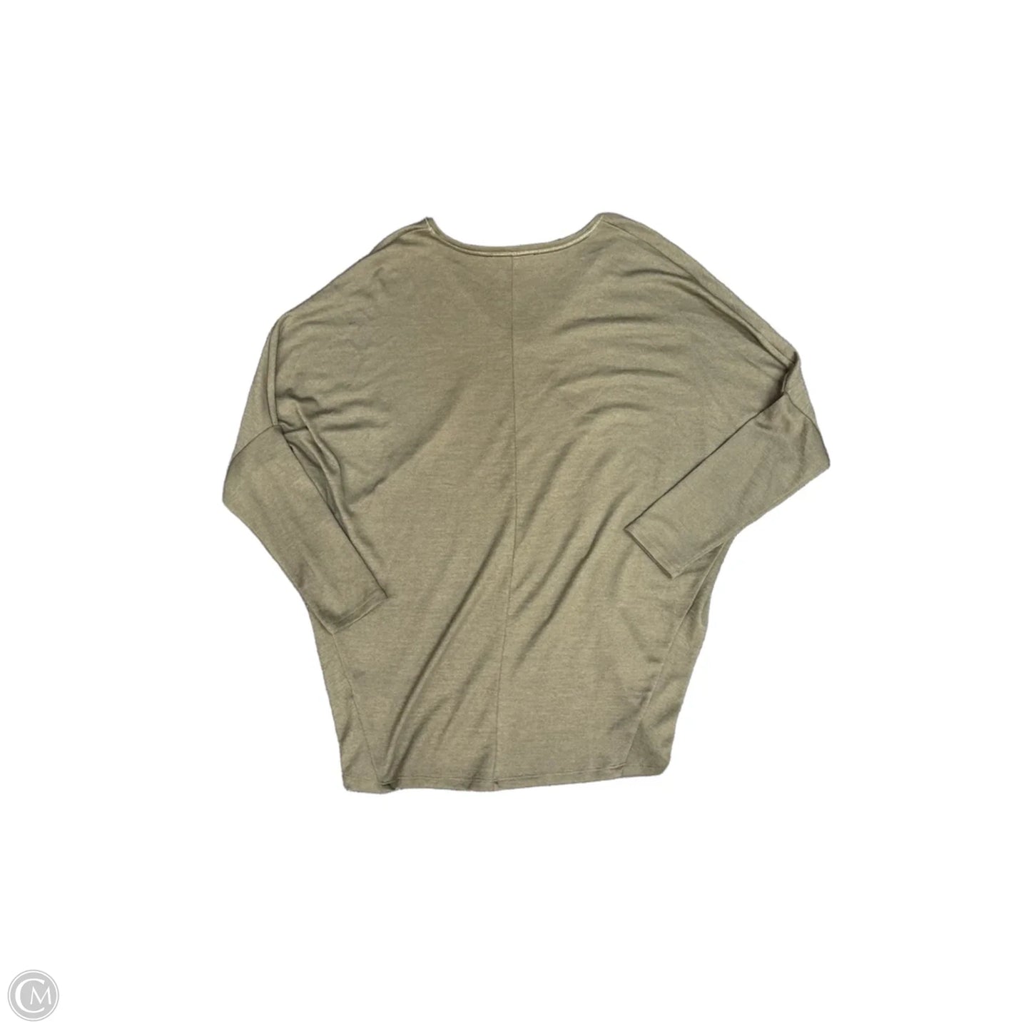 Top Long Sleeve By White House Black Market In Green, Size: L