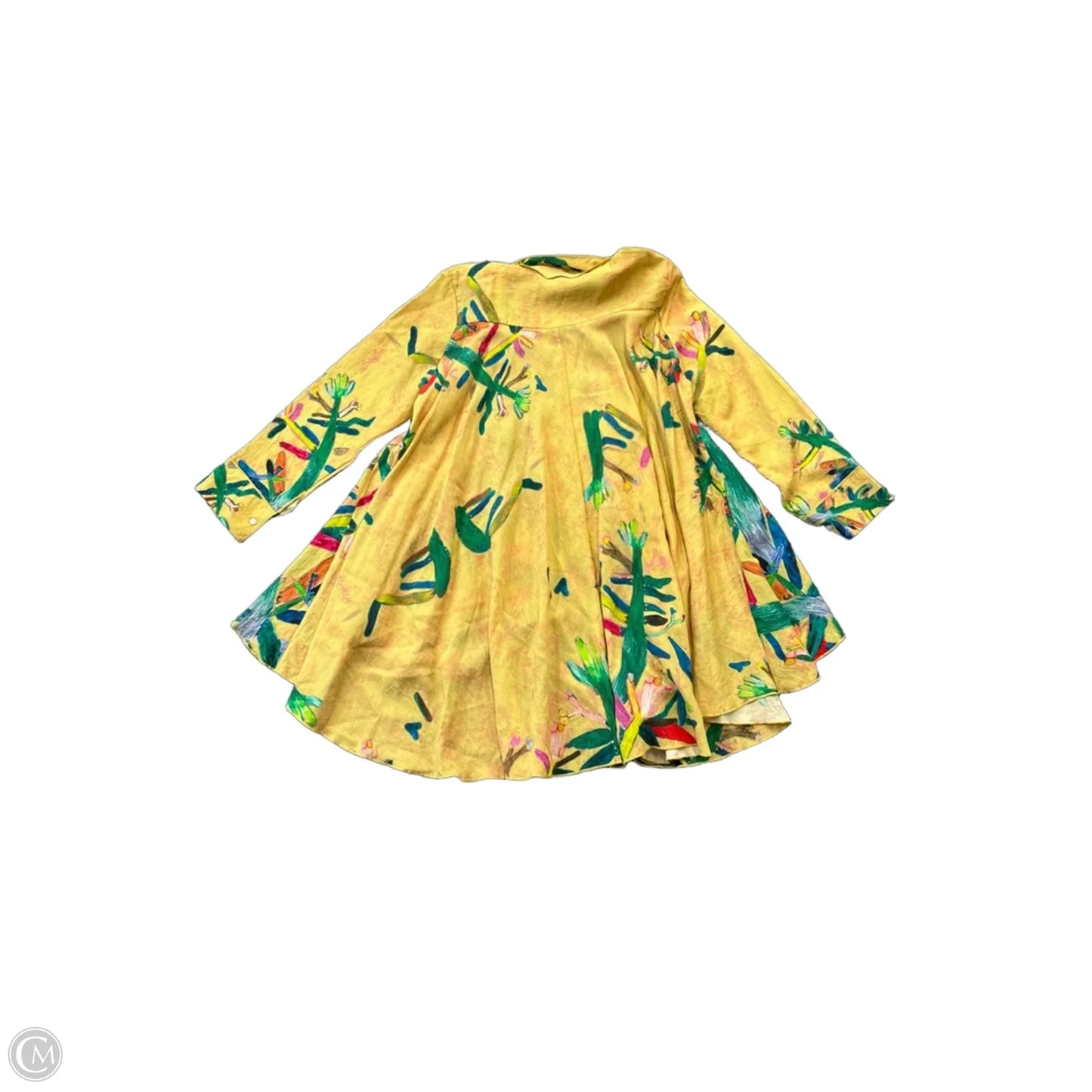 Dress Casual Short By Cmc In Yellow, Size: M