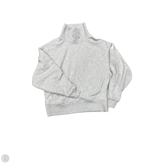 Athletic Sweatshirt Collar By Alo In Grey, Size: S