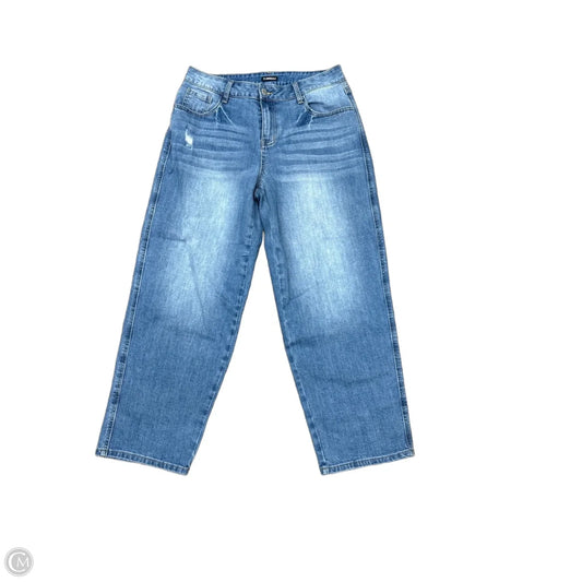 Jeans Wide Leg By Clothes Mentor In Blue Denim, Size: L