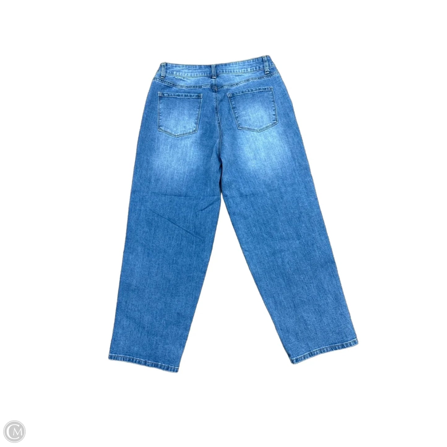 Jeans Wide Leg By Clothes Mentor In Blue Denim, Size: L