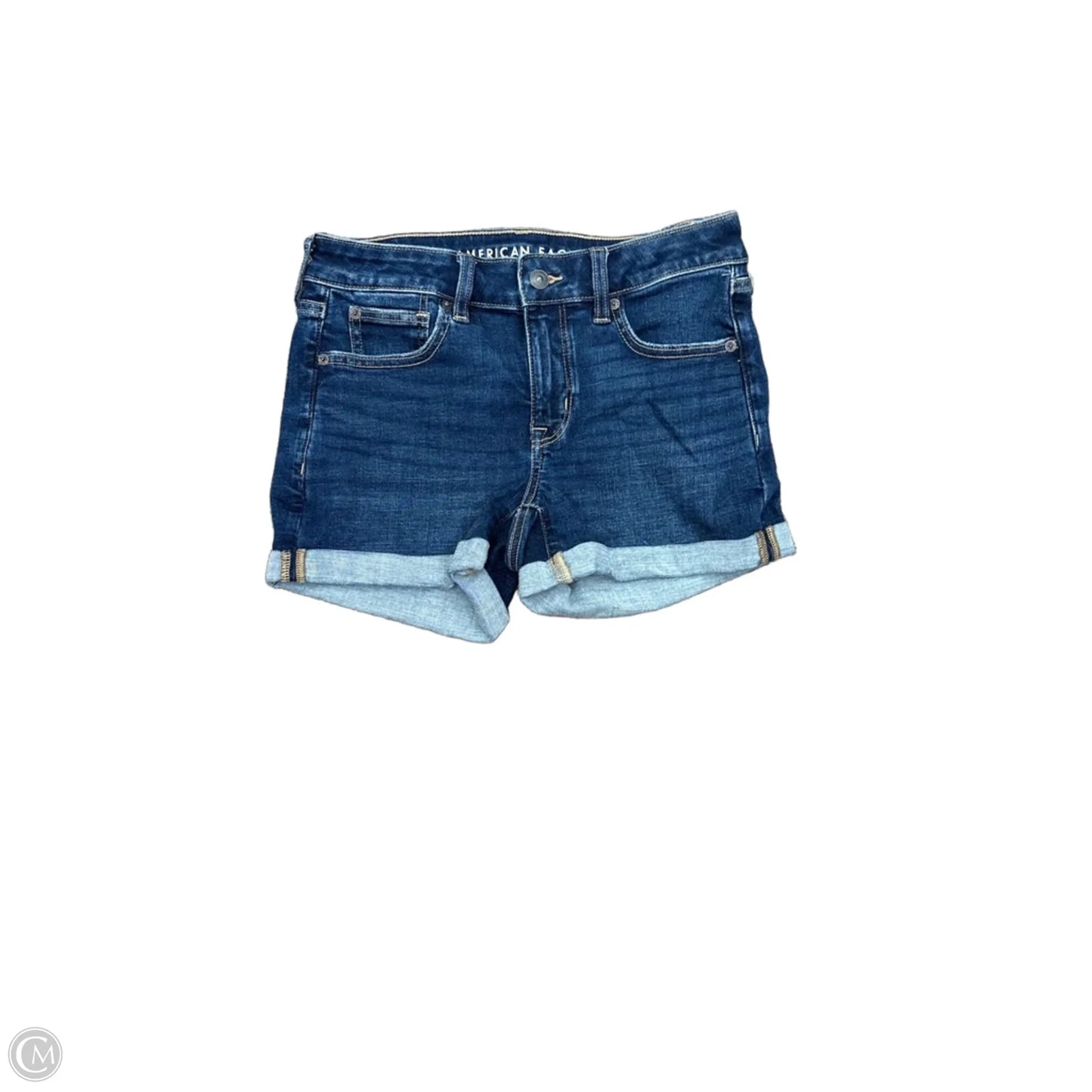 Shorts By American Eagle In Blue Denim, Size: 4