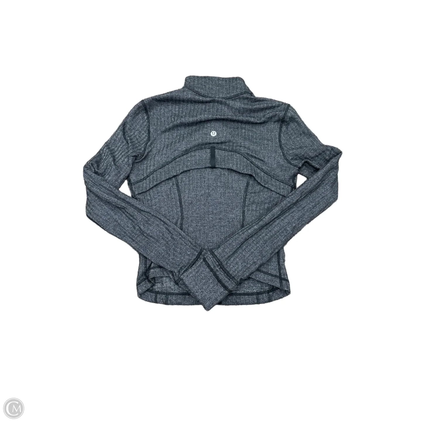 Athletic Jacket By Lululemon In Grey, Size: 6
