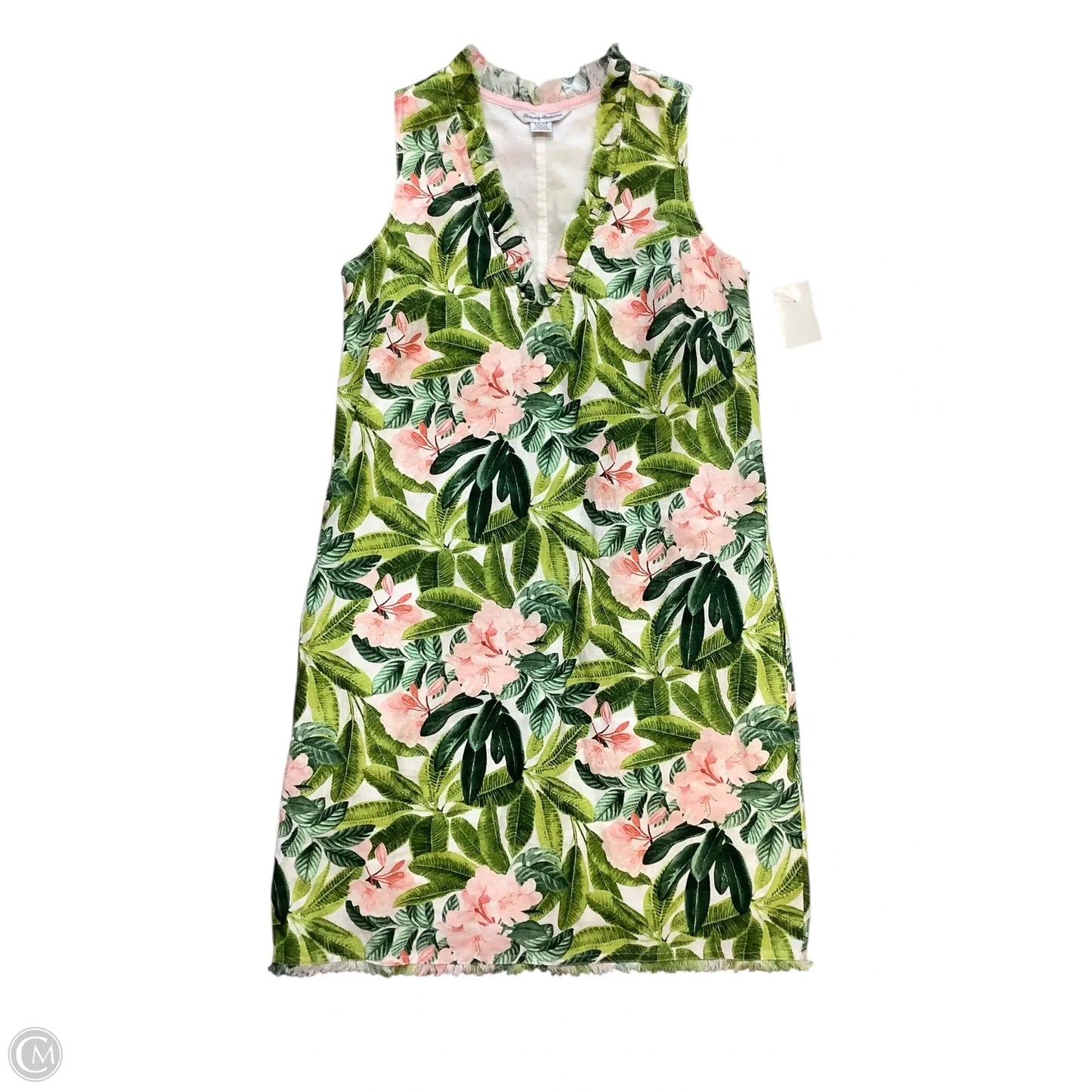Dress Casual Short By Tommy Bahama In Green & White, Size: Xs
