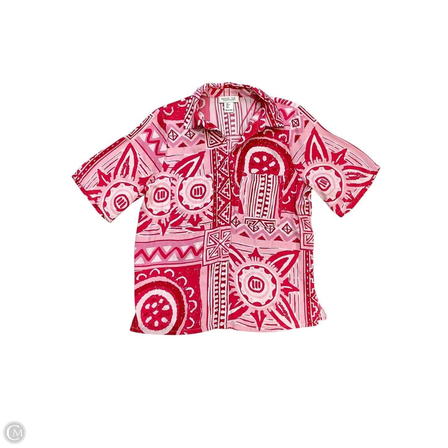 Top Short Sleeve By Rachel Zoe In Pink, Size: S