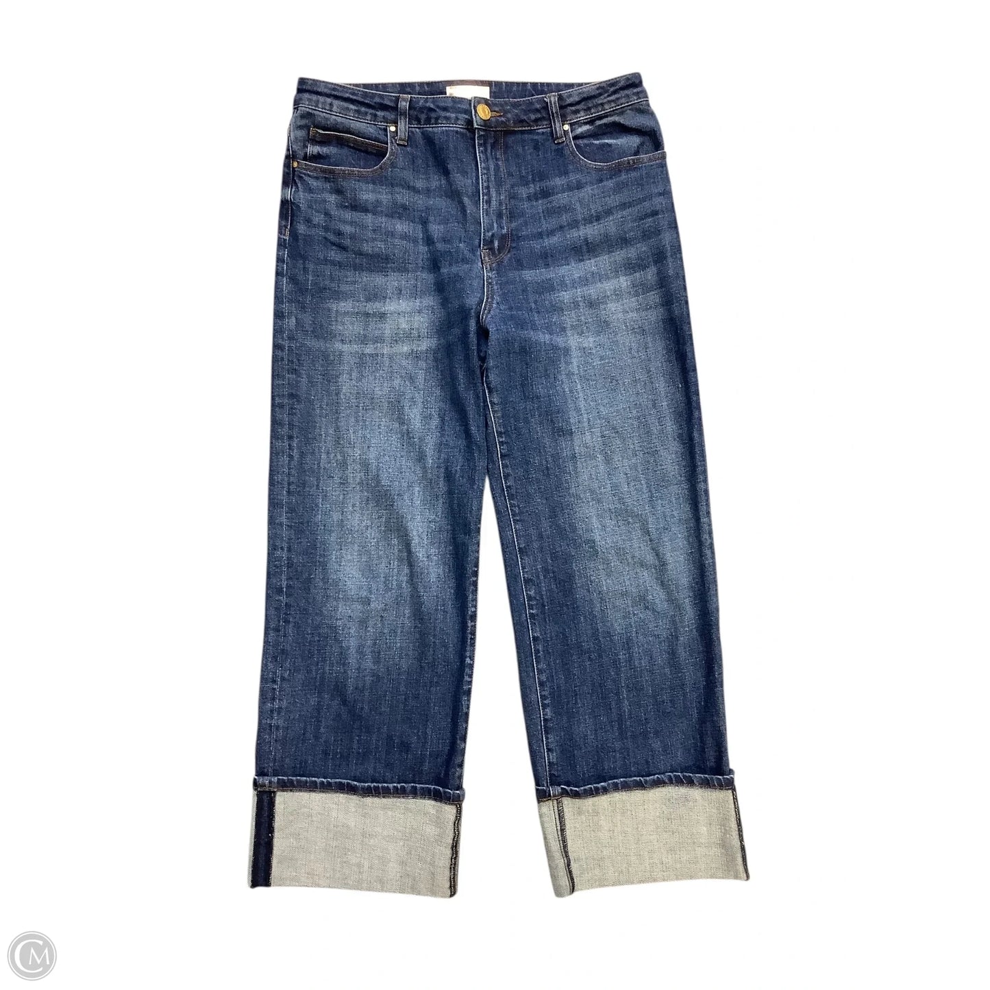 Jeans Wide Leg By Kut In Blue Denim, Size: 10