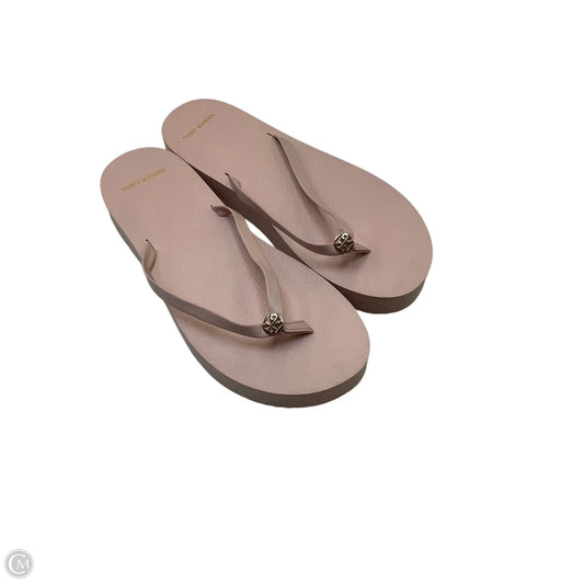 Sandals Designer By Tory Burch In Pink, Size: 9