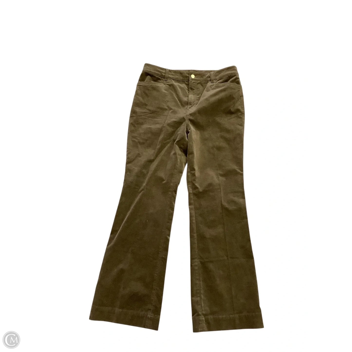 Pants Corduroy By Talbots In Green, Size: 12