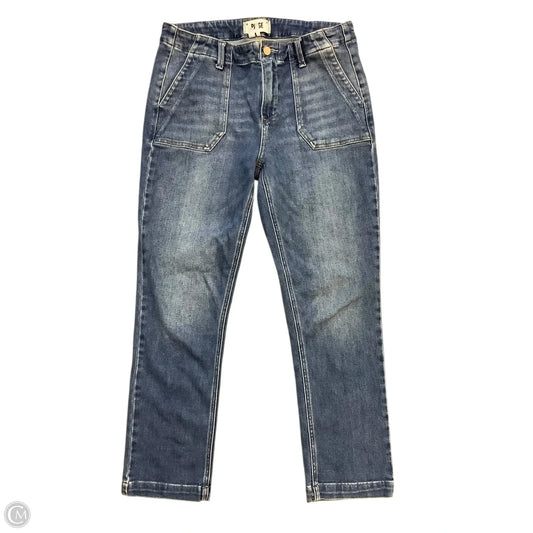 Jeans Straight By Paige In Blue Denim, Size: 8(29)
