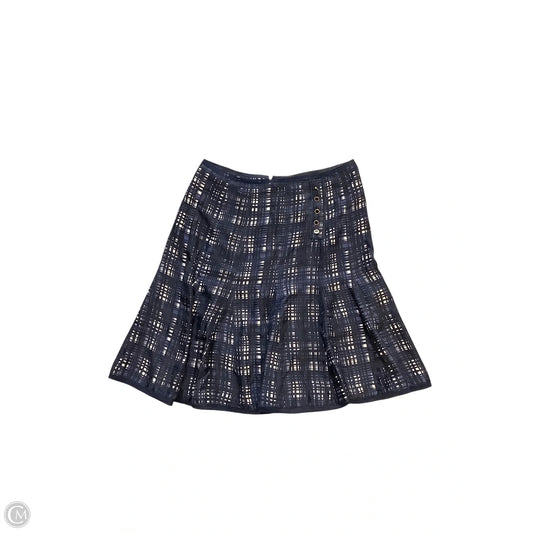 Skirt Designer By Tory Burch In Blue & Cream, Size: 6