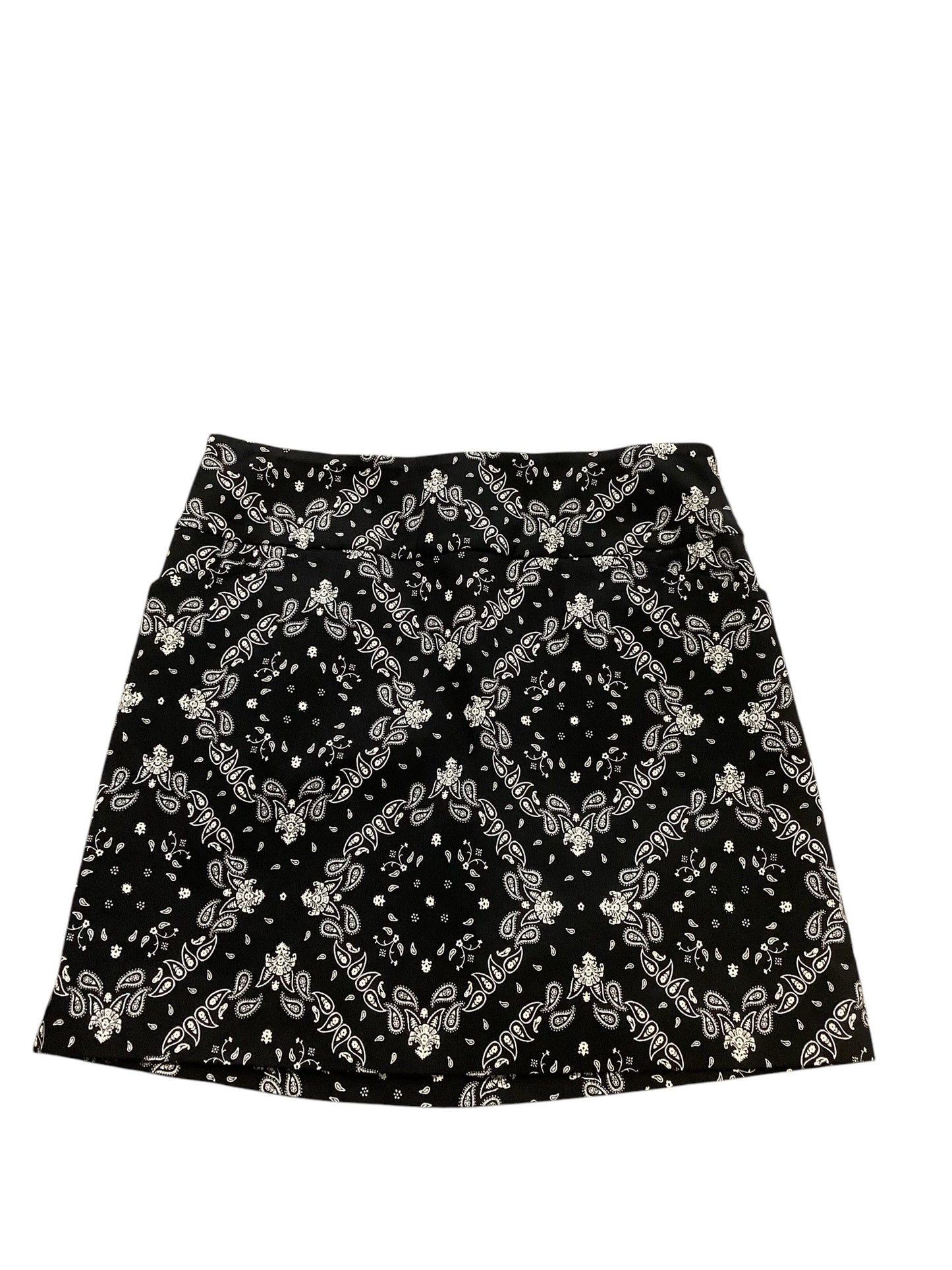 Skort By Elliott Lauren In Black & White, Size: 4