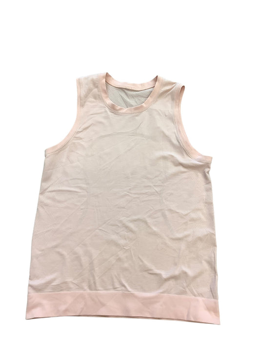 Athletic Tank Top By Lululemon In Pink, Size: M