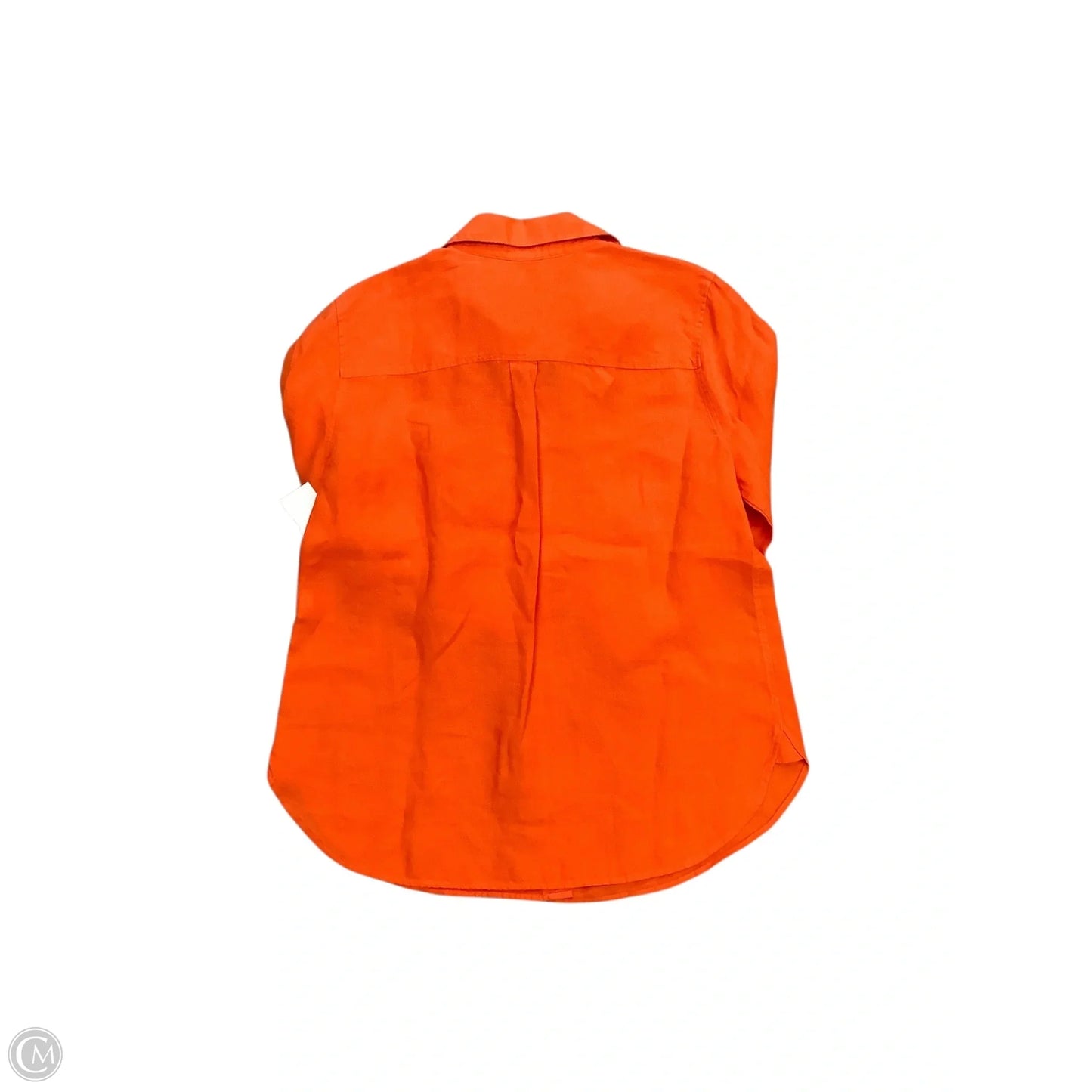 Blouse 3/4 Sleeve By Chicos In Orange, Size: 6