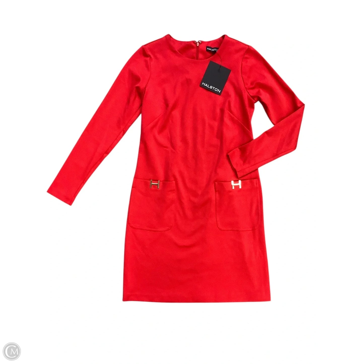 Dress Designer By Halston In Red, Size: 2