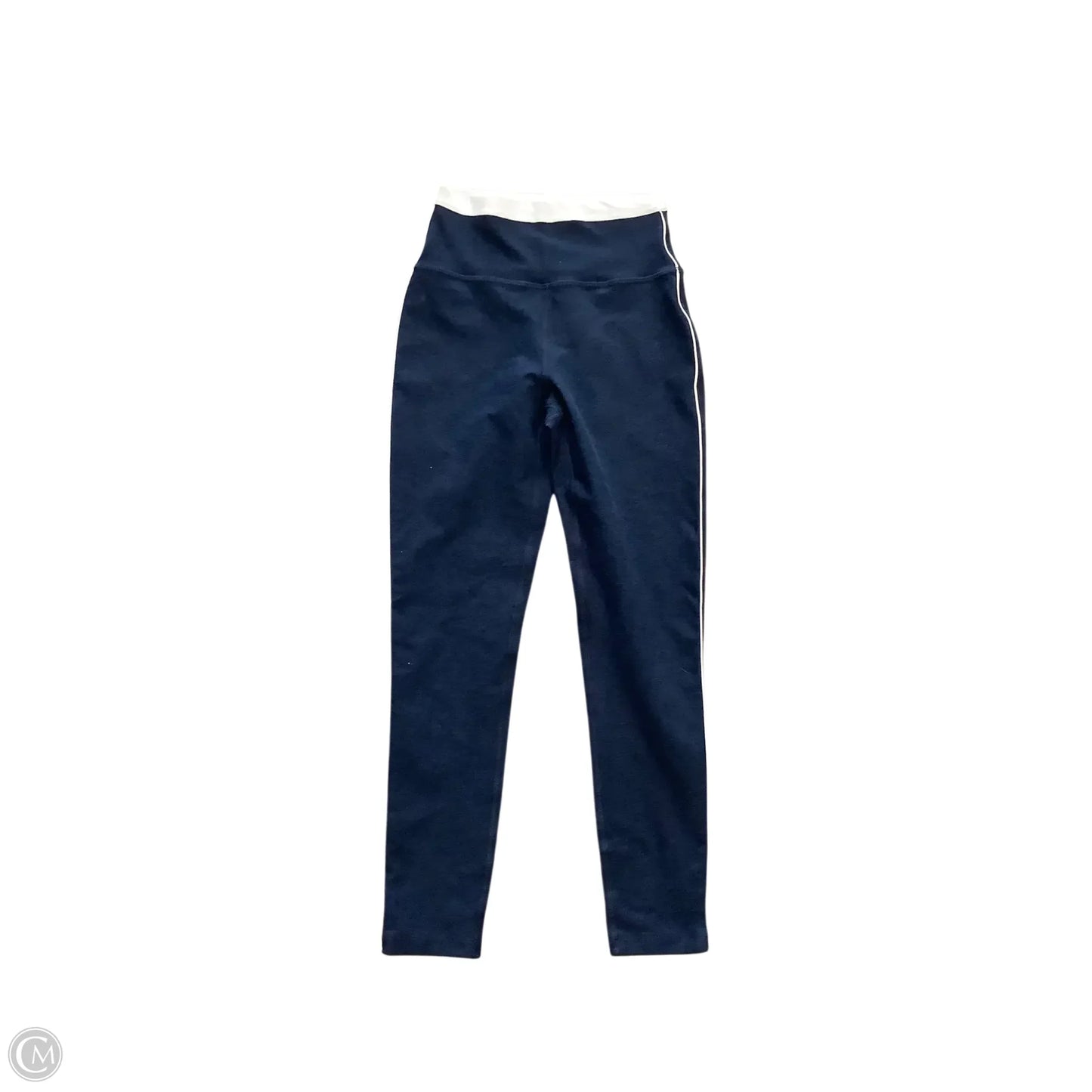 Athletic Leggings By Beyond Yoga In Blue & White, Size: S