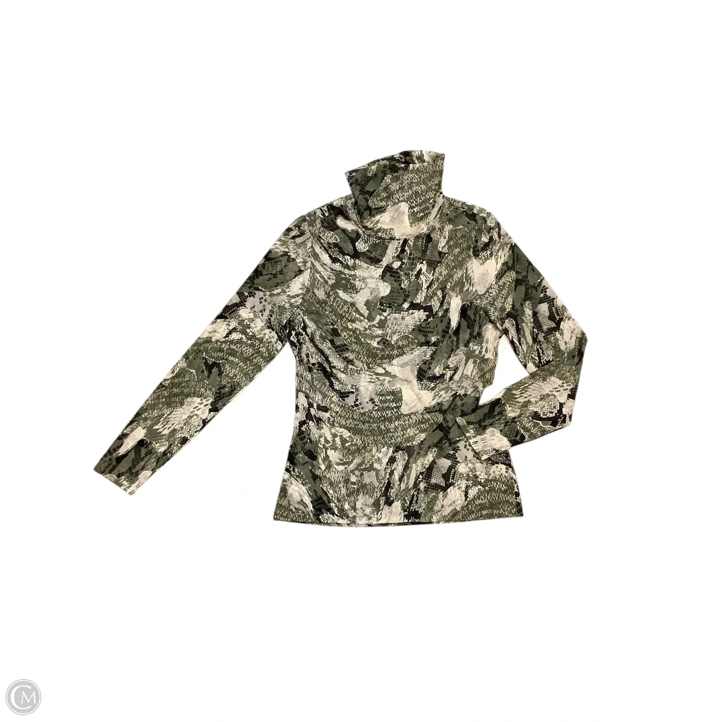 Blouse Long Sleeve By White House Black Market In Green, Size: M