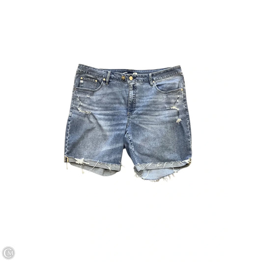 Shorts By Seven 7 In Blue Denim, Size: 16