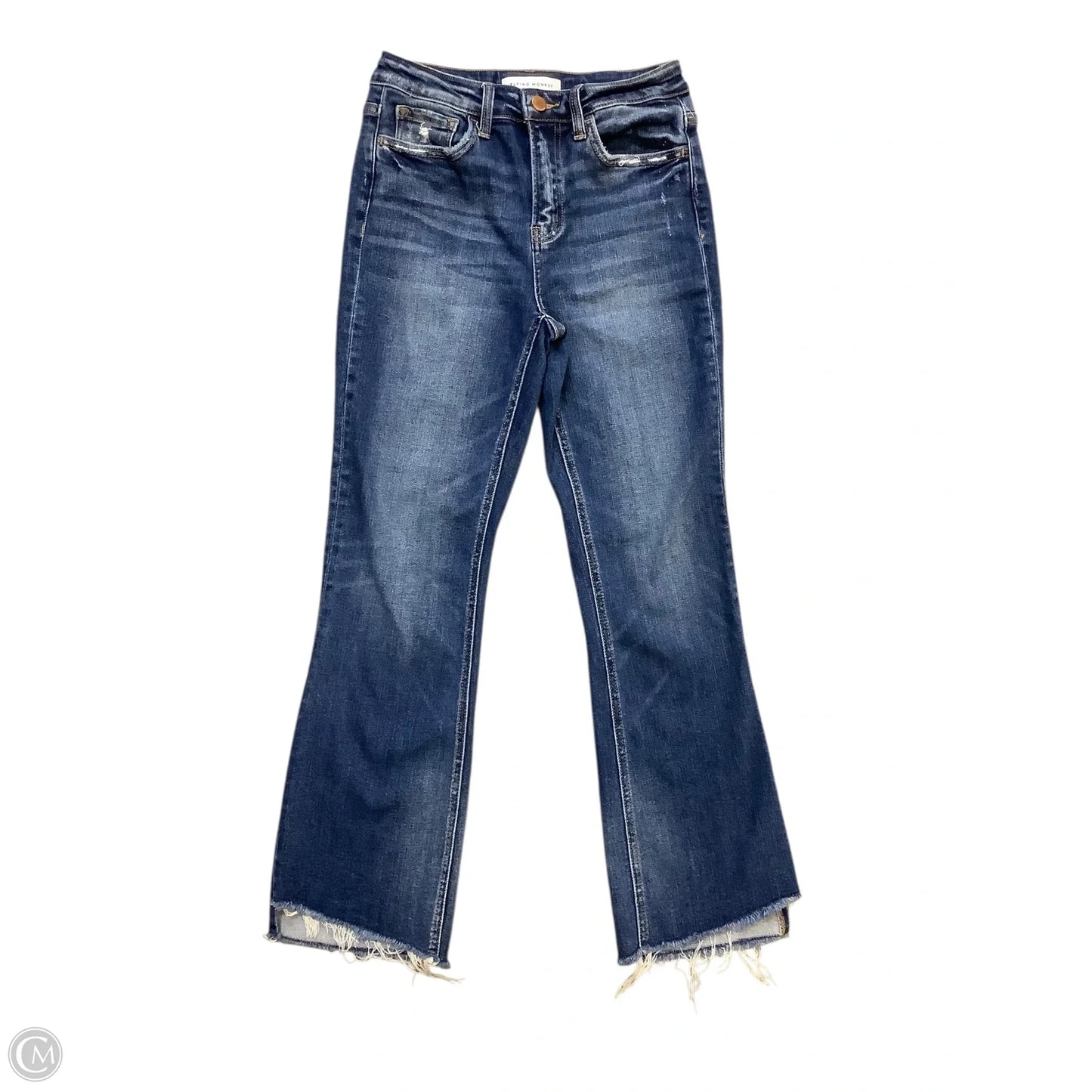 Jeans Boot Cut By Flying Monkey In Blue Denim, Size: 2(25)