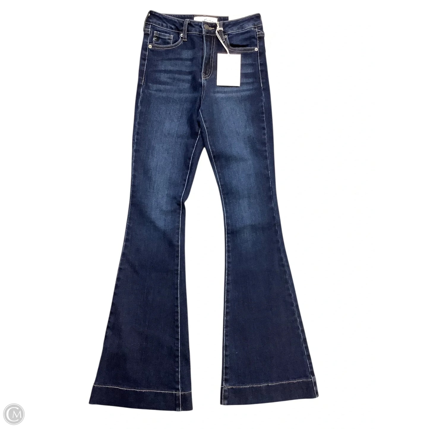 Jeans Flared By Kancan In Blue Denim, Size: 4(5/25)