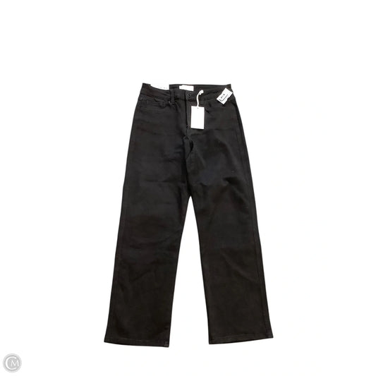 Jeans Wide Leg By Vervet In Black, Size: 6(28)