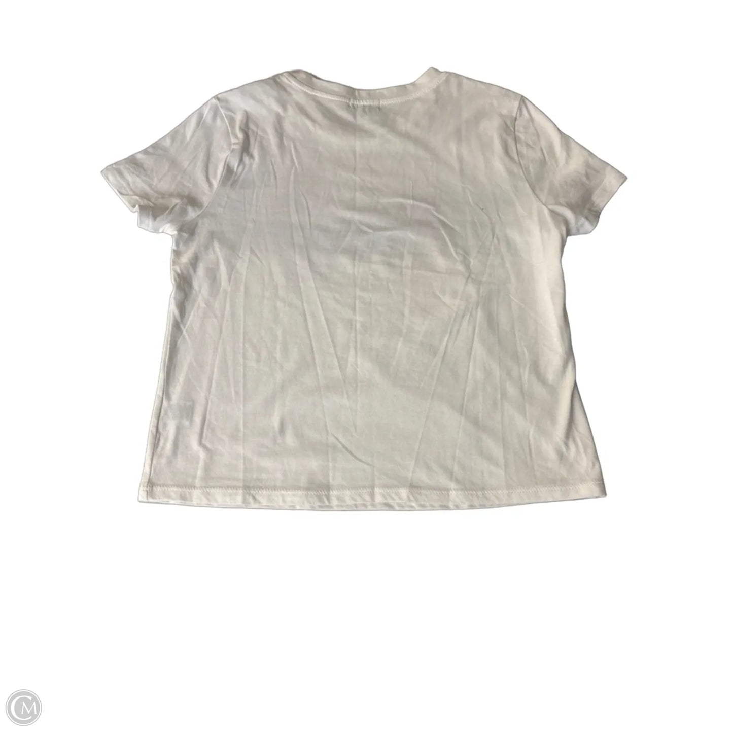 Top Short Sleeve Basic By Originality In White, Size: S