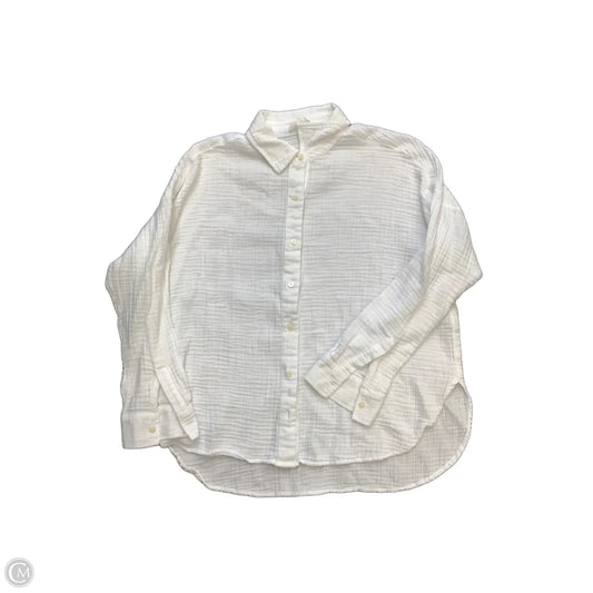 Top Long Sleeve Basic By Lou And Grey In White, Size: L