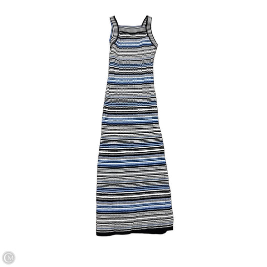 Dress Party Long By White House Black Market In Striped Pattern, Size: Xs