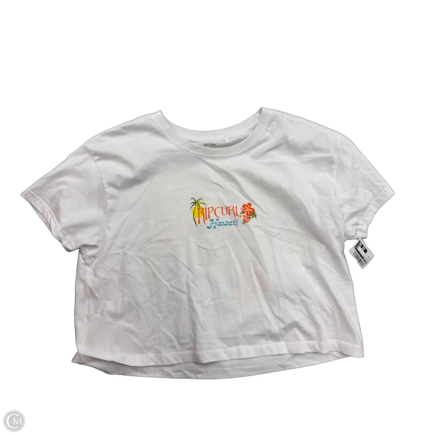 Top Short Sleeve Basic By Rip Curl In White, Size: M