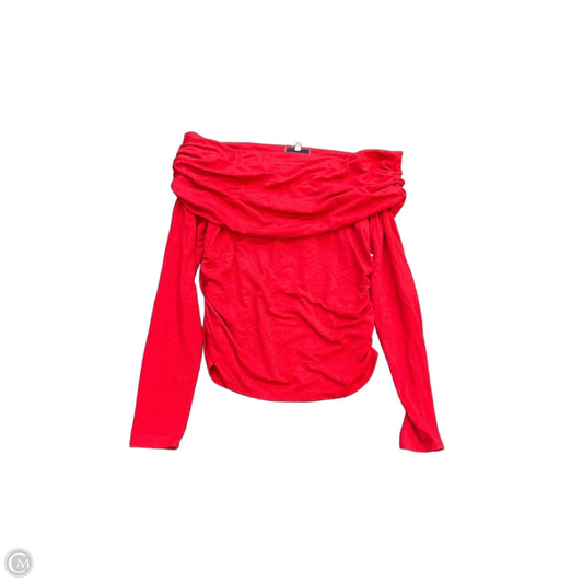 Top Long Sleeve By Reformation In Red, Size: M