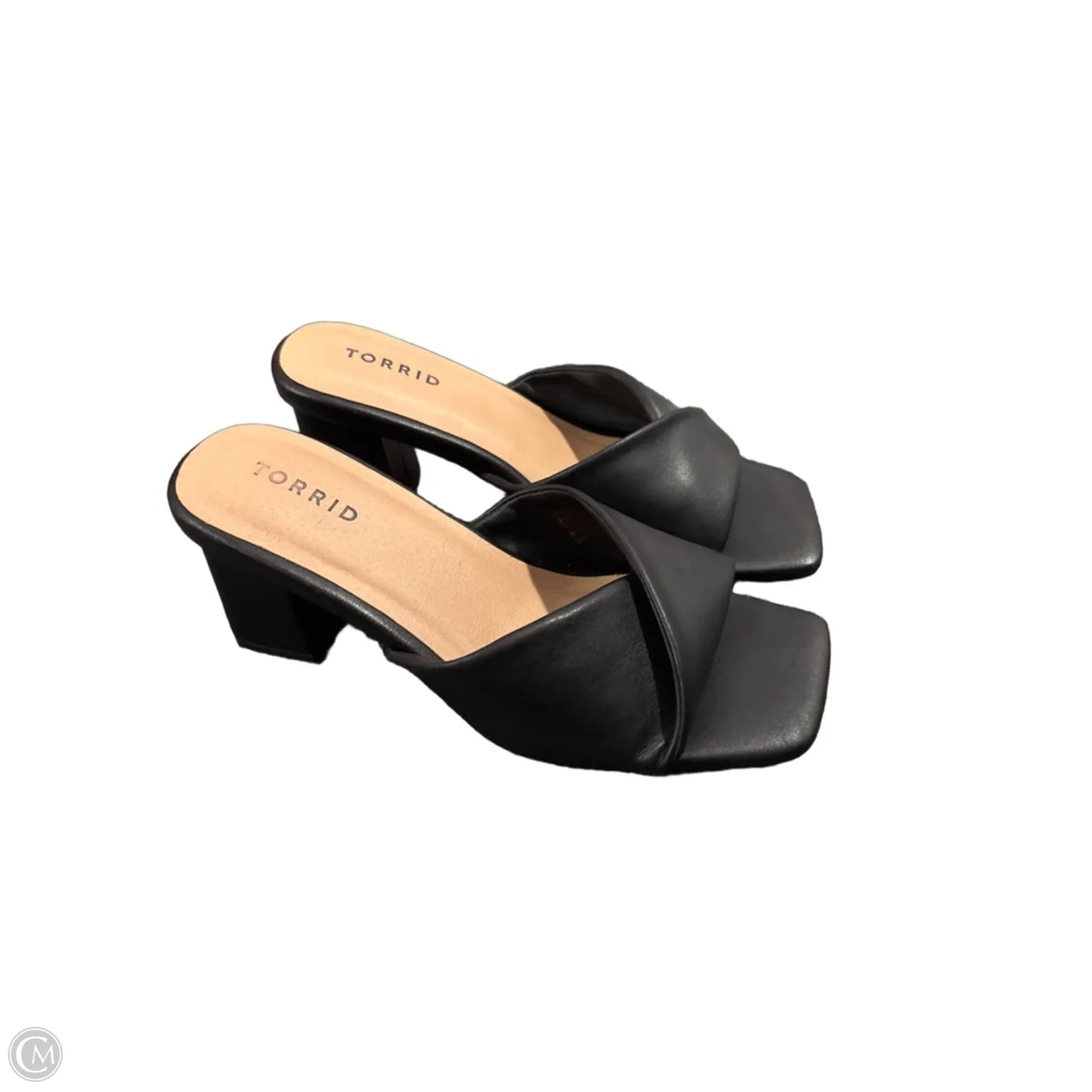 Sandals Heels Block By Torrid In Black, Size: 9