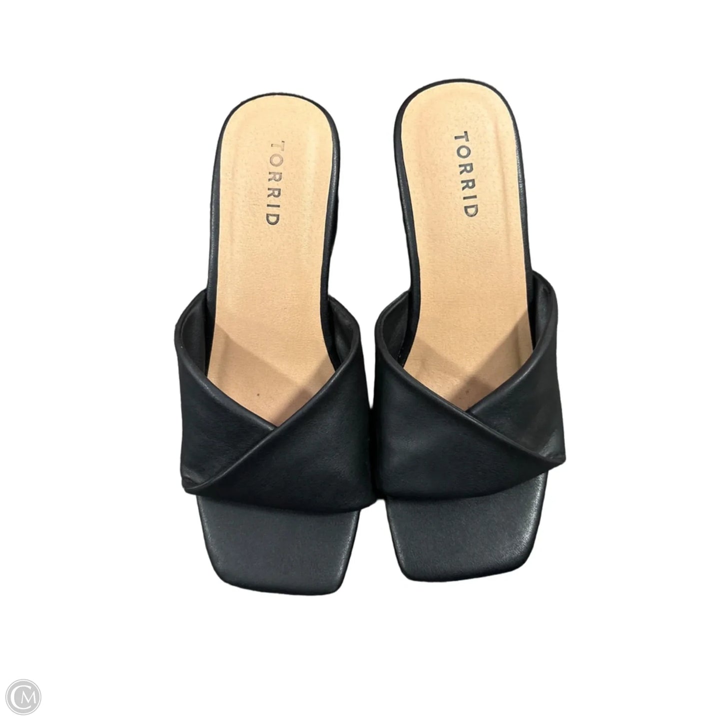 Sandals Heels Block By Torrid In Black, Size: 9