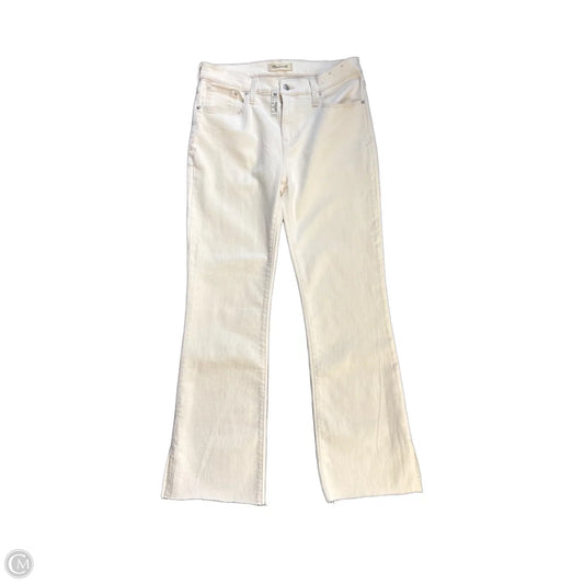 Jeans Flared By Madewell In White, Size: 6