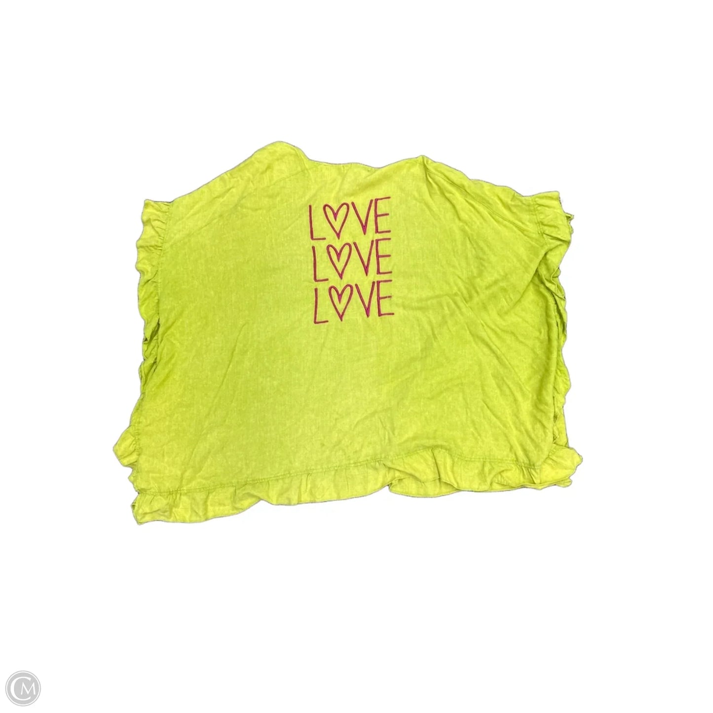 Cardigan By Cma In Yellow, Size: Osfm