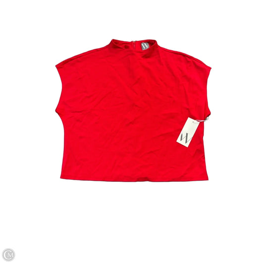 Top Sleeveless Basic By Worthington In Red, Size: Xl