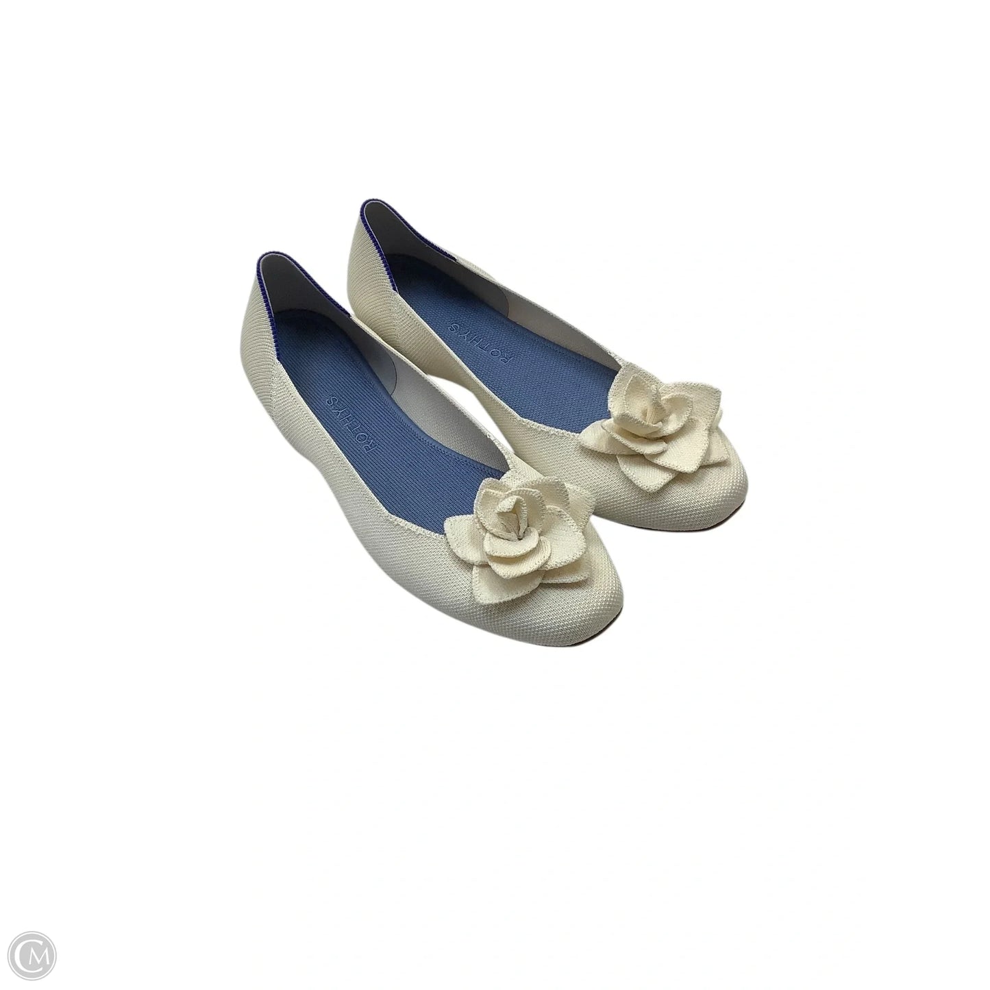 Shoes Flats By Rothys In Cream, Size: 11.5