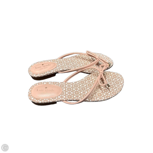 Sandals Designer By Kate Spade In Beige, Size: 9.5