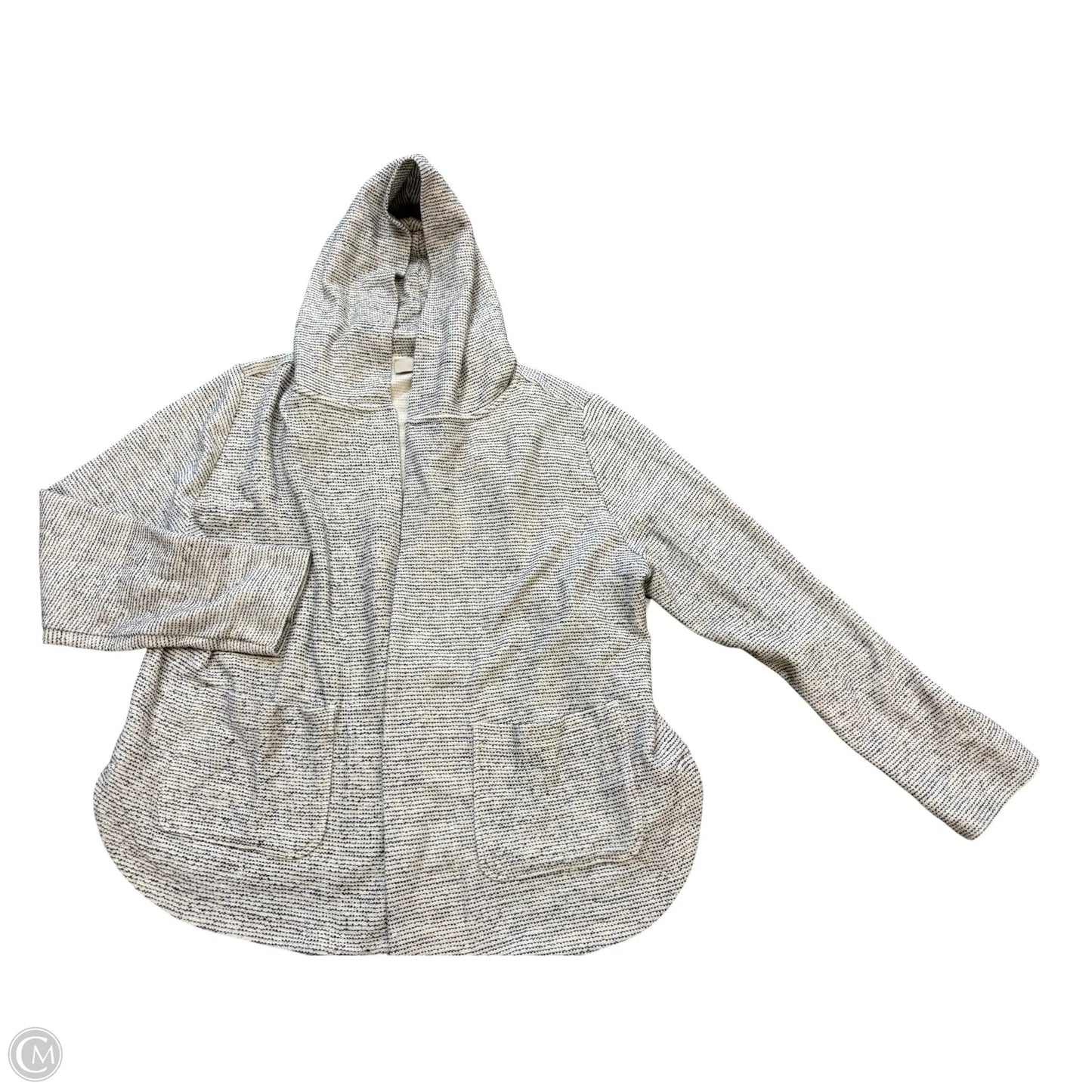 Blazer By Loft In Black & Cream, Size: Xl