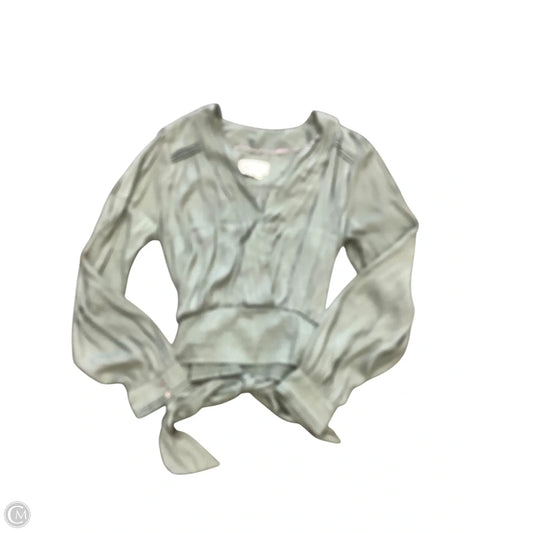 Top Long Sleeve By Anthropologie In Green, Size: Xl
