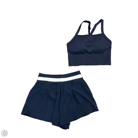 Athletic Shorts 2pc By Yogalicious In Blue, Size: L