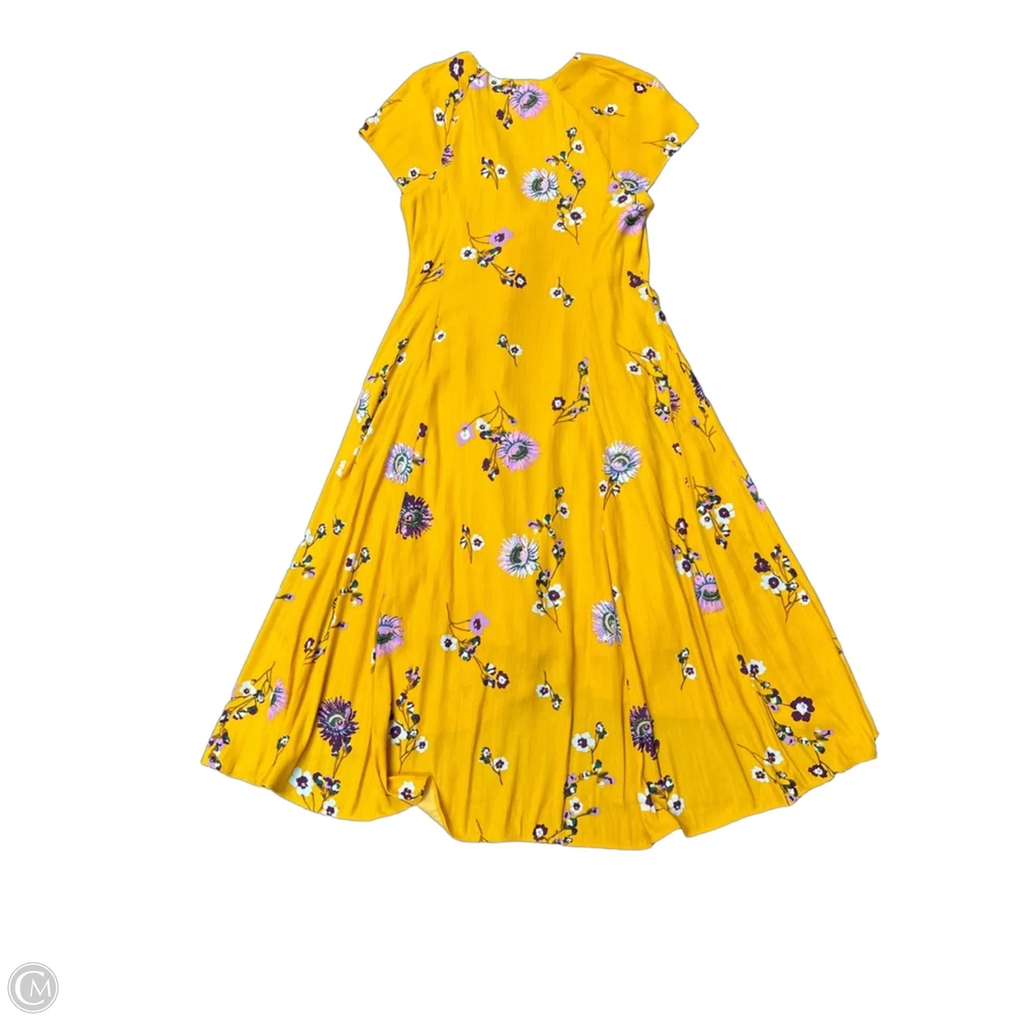 Dress Casual Maxi By Free People In Yellow, Size: L