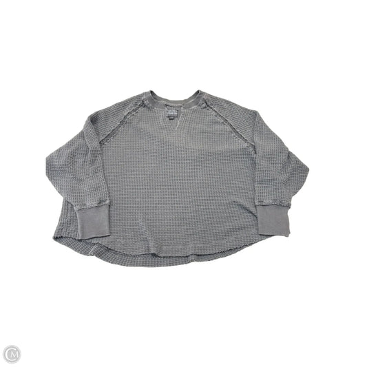 Top Long Sleeve By American Eagle In Blue, Size: S