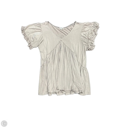 Top Short Sleeve By Kori America In Pink, Size: L
