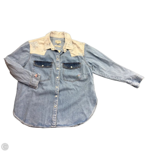 Jacket Denim By Universal Thread In Blue, Size: Xxl