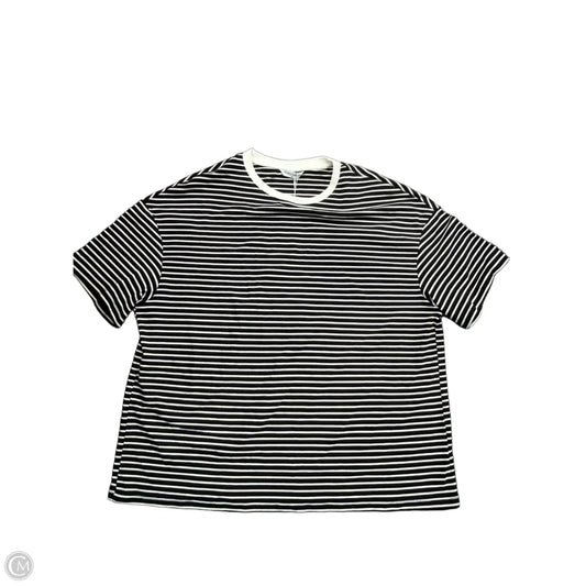Top Short Sleeve By Clothes Mentor In Striped Pattern, Size: Xl