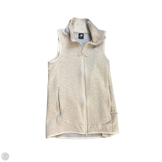 Athletic Jacket By New Balance In Grey, Size: S