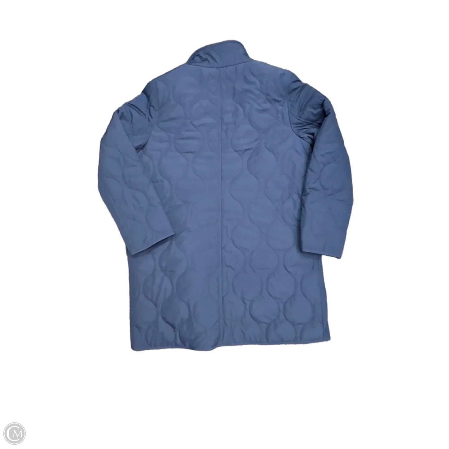 Coat Puffer & Quilted By Talbots In Blue, Size: M